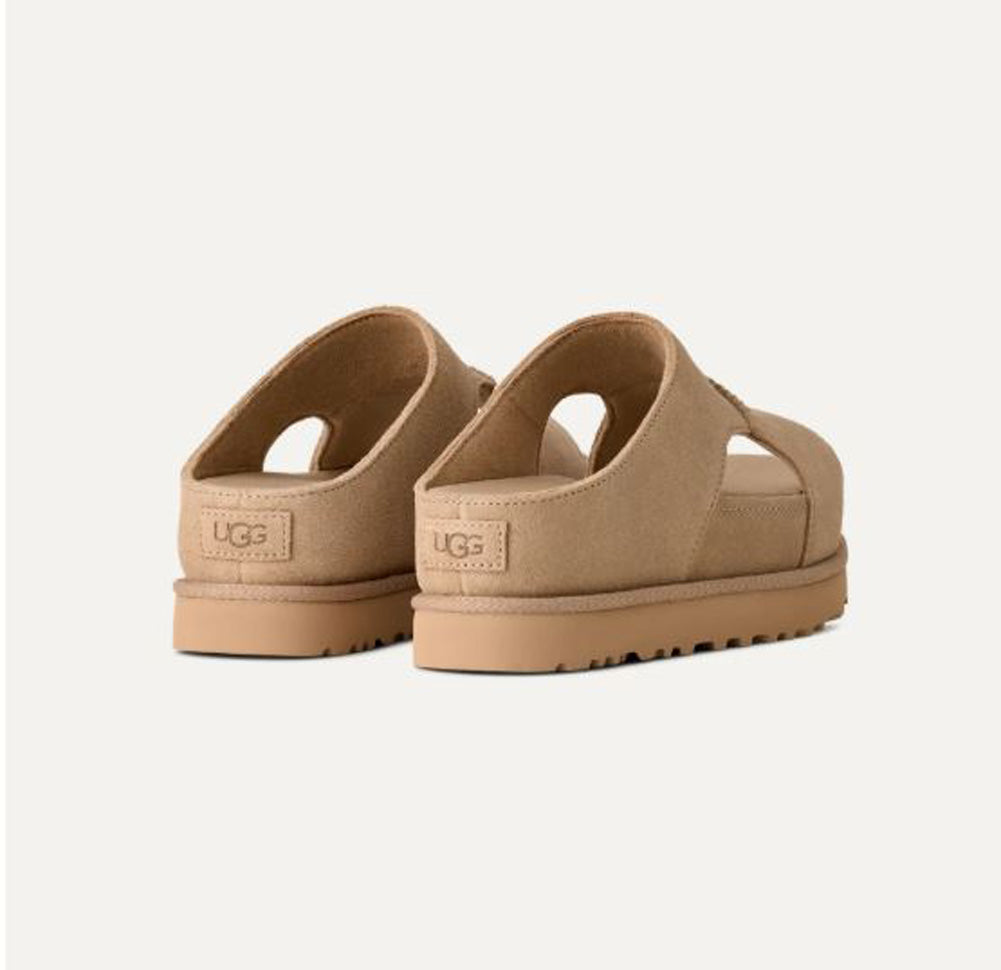 Goldenstar Hi Cutout Slide in Sand by UGG