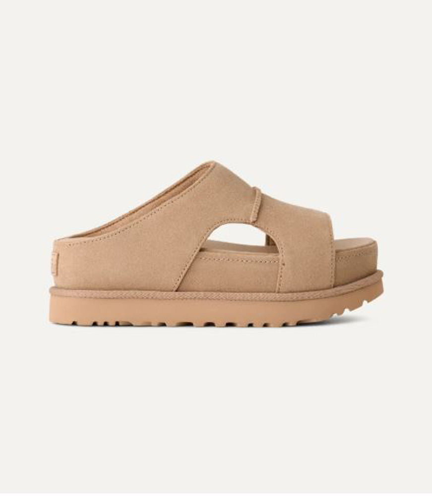 Goldenstar Hi Cutout Slide in Sand by UGG