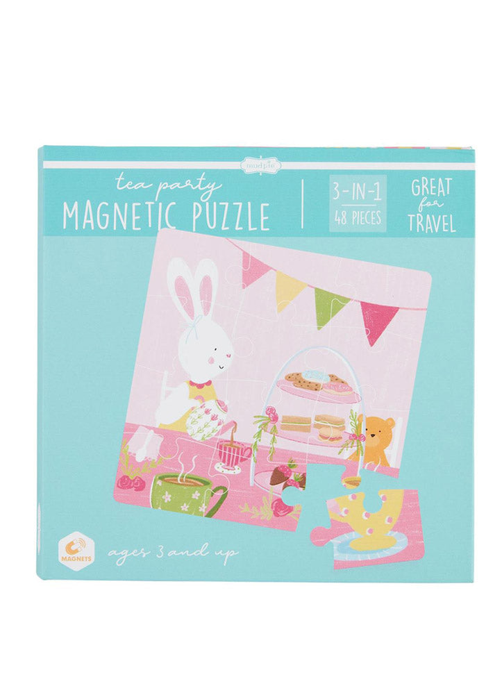 Tea Magnetic Puzzle Book by Mud Pie