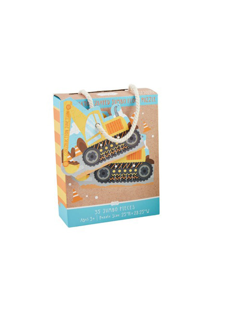Excavator Jumbo Shaped Puzzle by Mud Pie