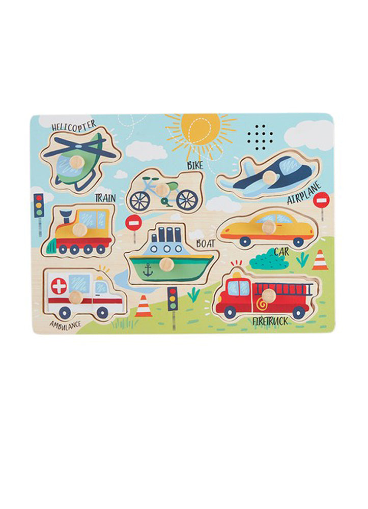 Transportation Sound Puzzle by Mud Pie