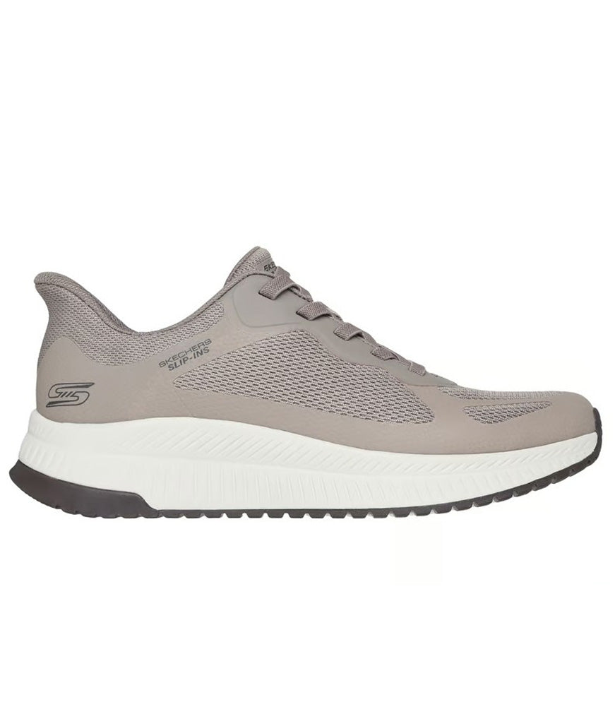 Bobs Squad 4 in Taupe Multi by Skechers