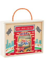 Wood Racecar Boxed Set by Mud Pie