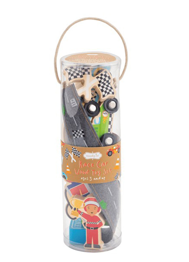 Racecar Wood Toys by Mud Pie
