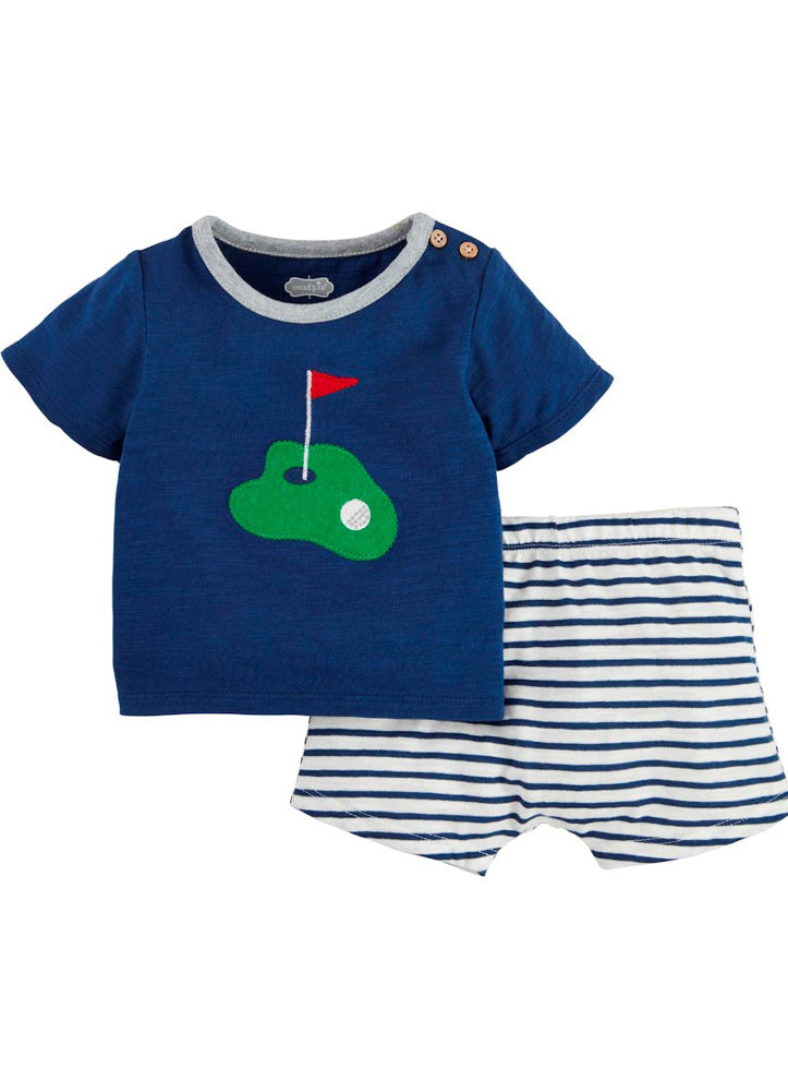Golf Baby Short Set by Mud Pie