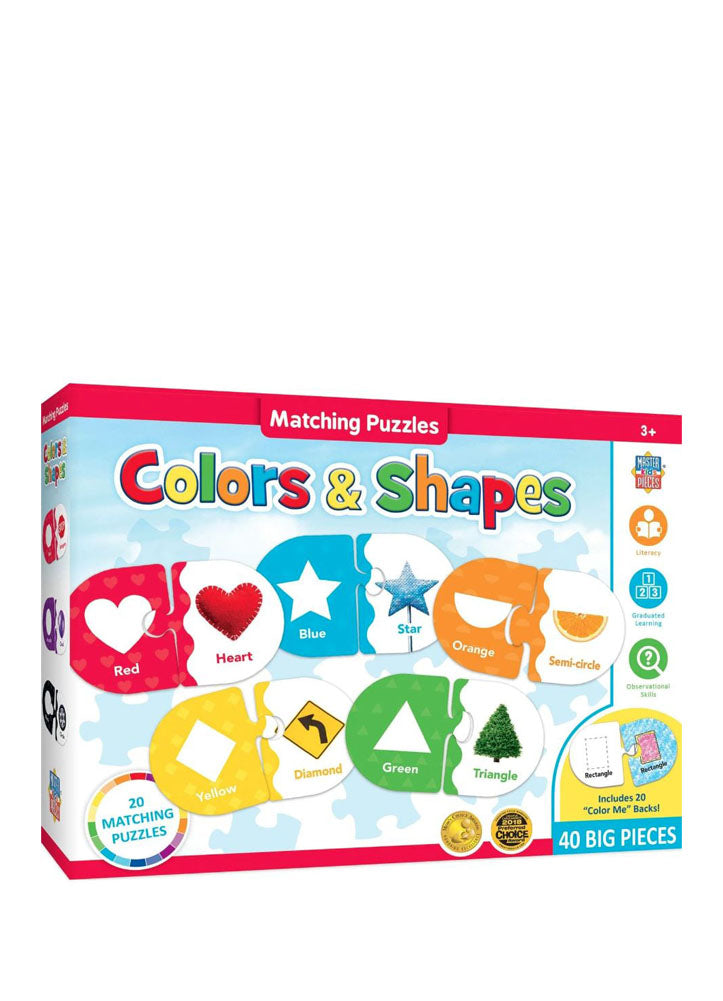 Colors and Shapes Matching Puzzle by Masterpieces Puzzles