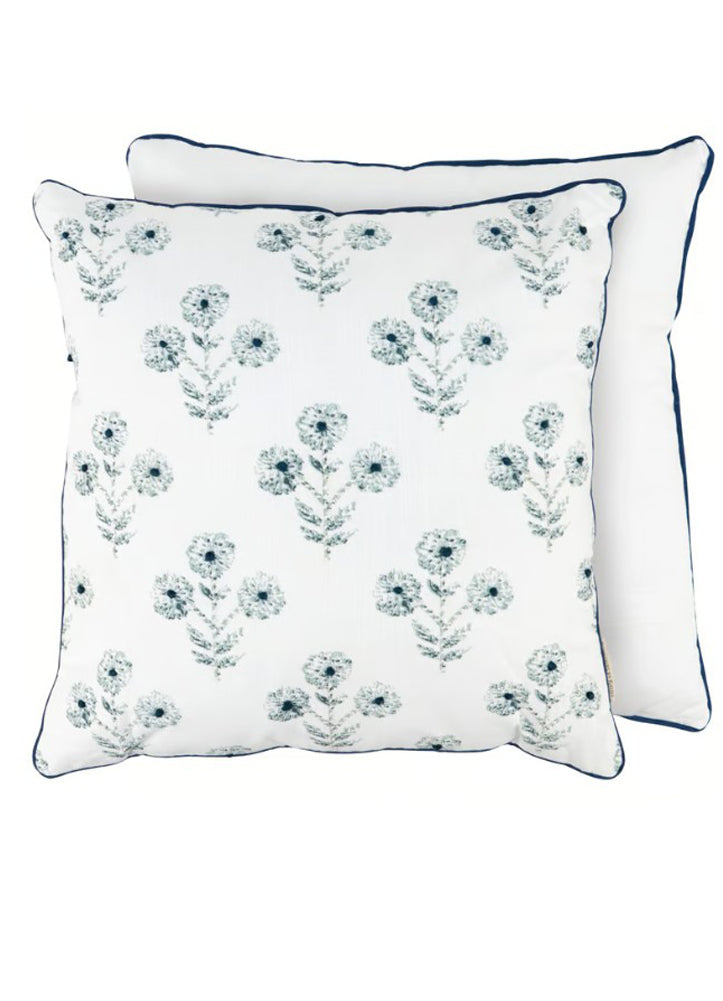 Indigo Floral Pillow by Primitives by Kathy