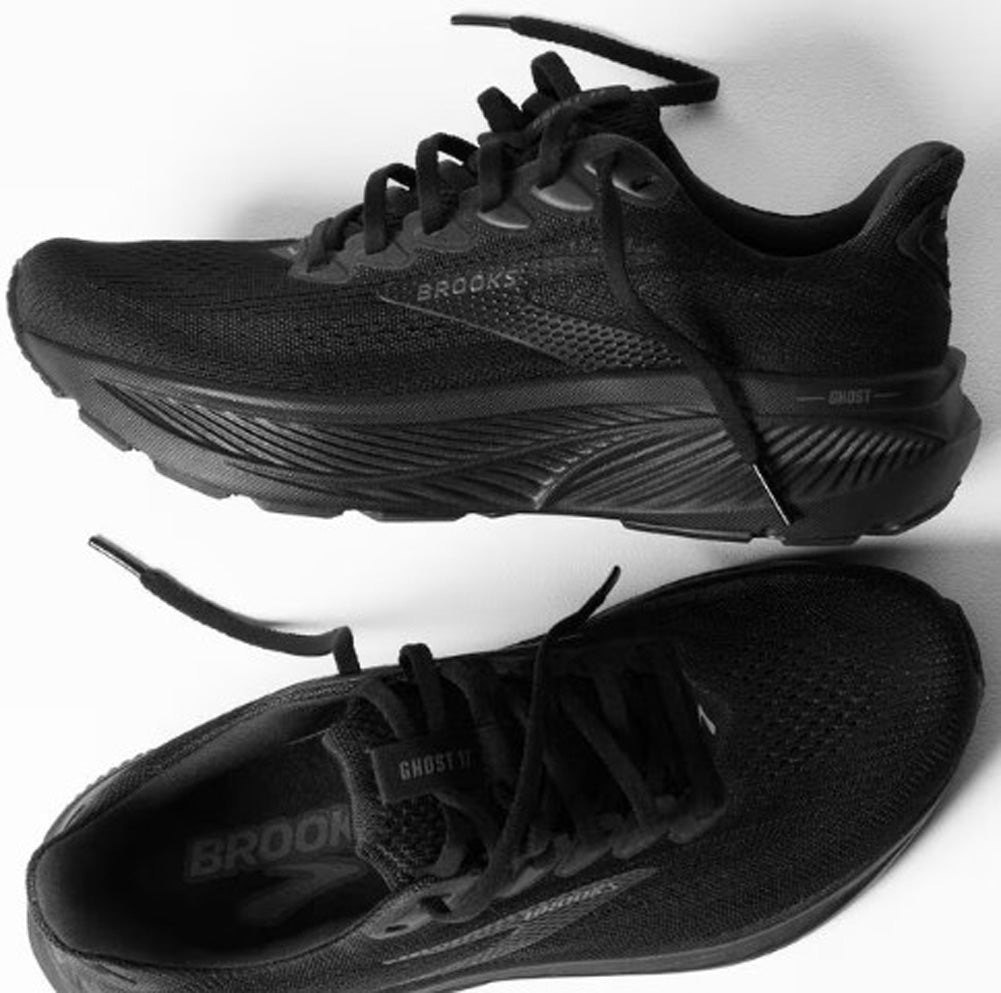 Ghost 17 in Black/Black/Ebony by Brooks