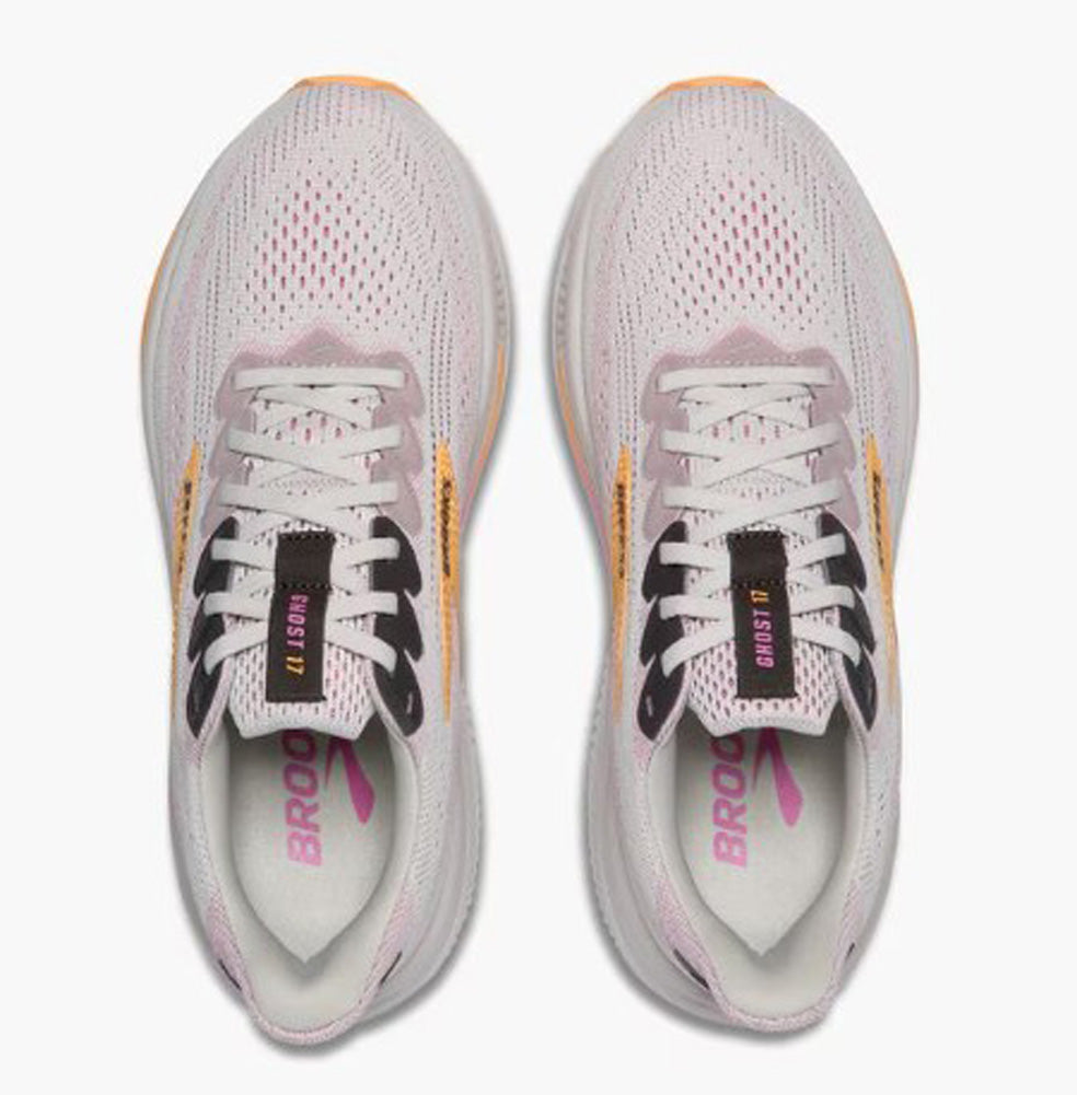 Ghost 17 in Oyster/Apricot/Pink by Brooks