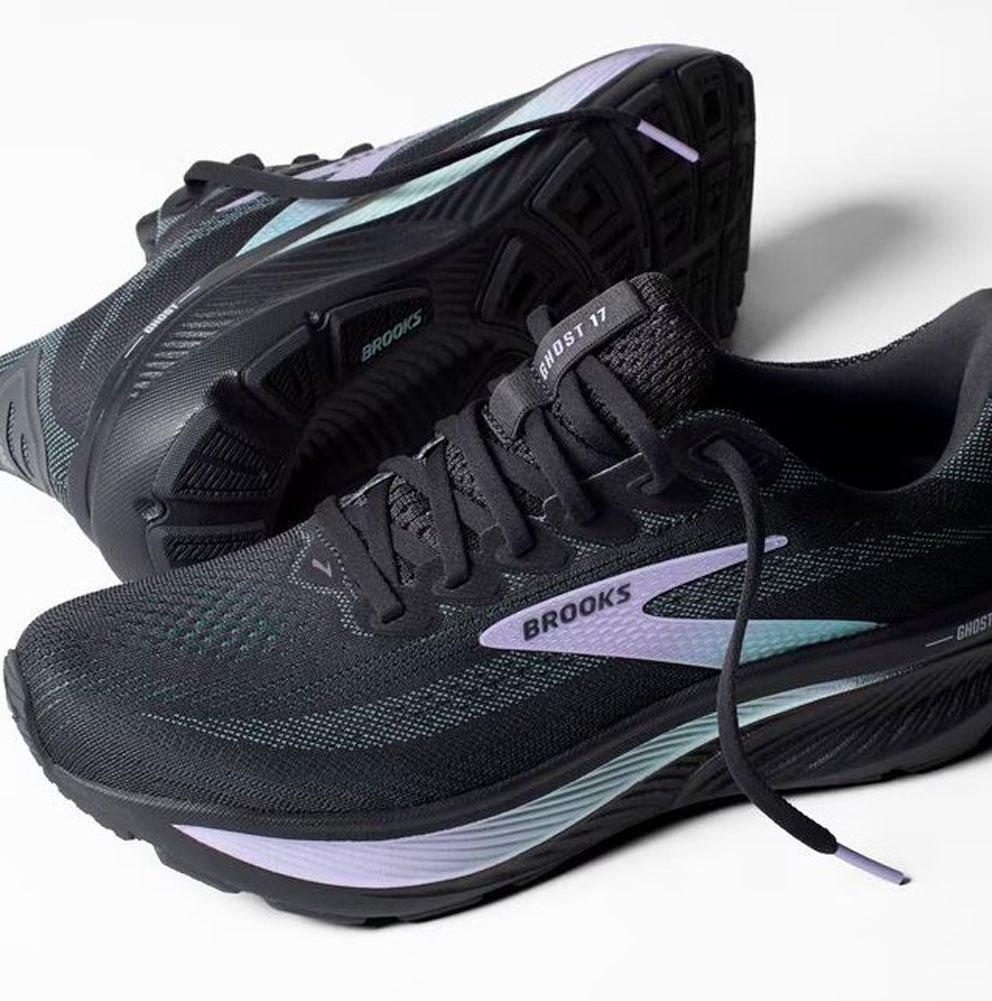 Ghost 17 in Grey/Clearwater/Purple by Brooks