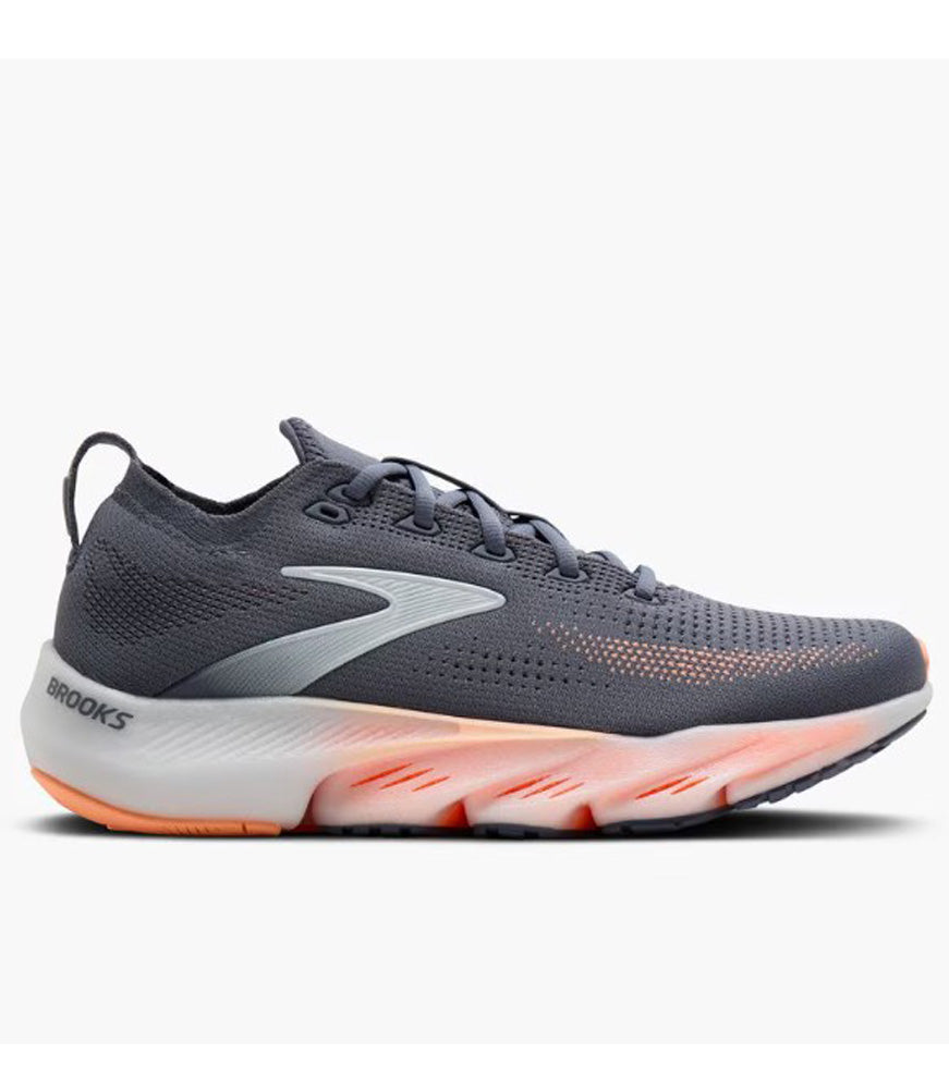 Glycerin Flex in Grey/Peach/Orange by Brooks