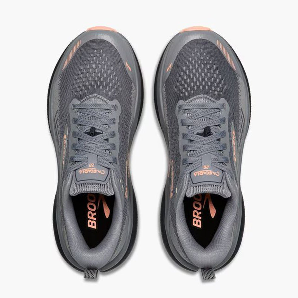 Cascadia 20 Grey/Grey/Peach by Brooks