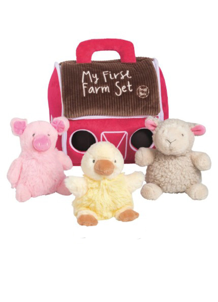 My Farm Plush Set by Mud Pie