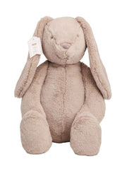 Taupe Large Bunny Plush by Mud Pie