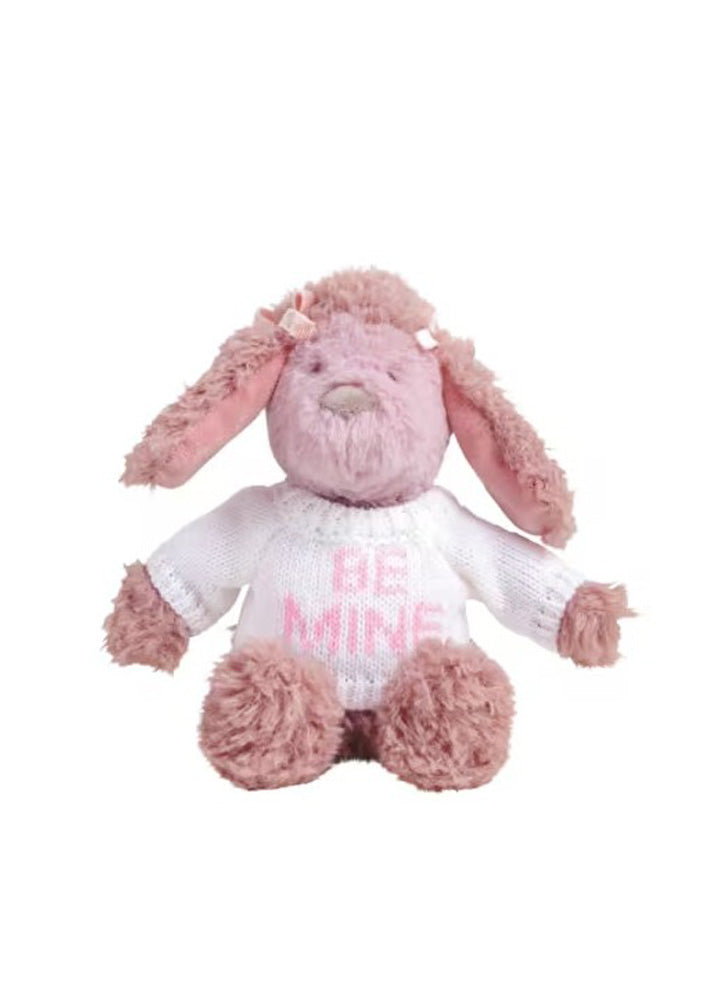 Rosalie the Puppy Valentine's Plush by Mud Pie