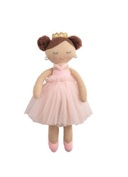 Brunette Princess Knit Doll by Mud Pie
