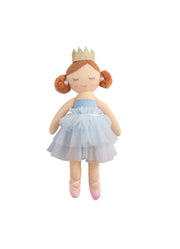 Orange Princess Knit Doll by Mud Pie