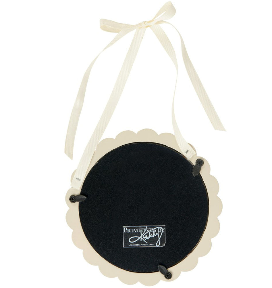Beaded Round Wall Frame by Primitives by Kathy