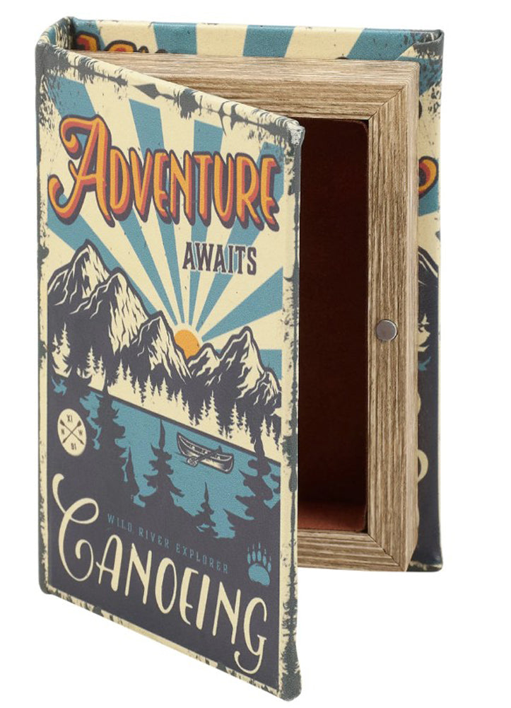 Adventure Canoeing Book Box by Primitives by Kathy