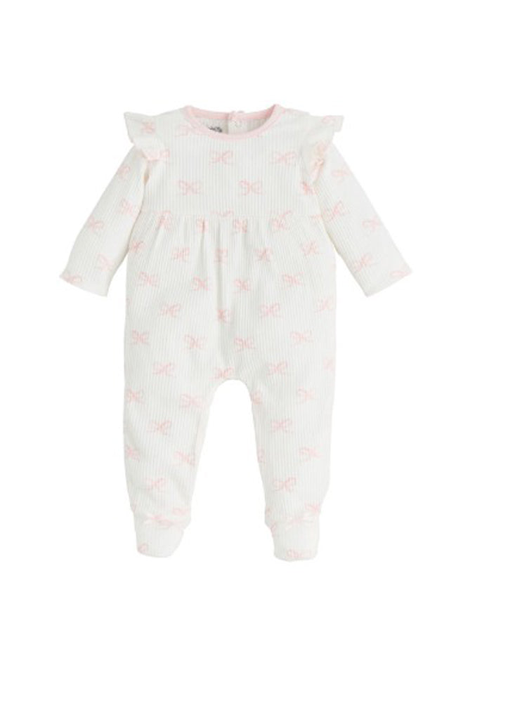 Bow Print Sleeper by Mud Pie