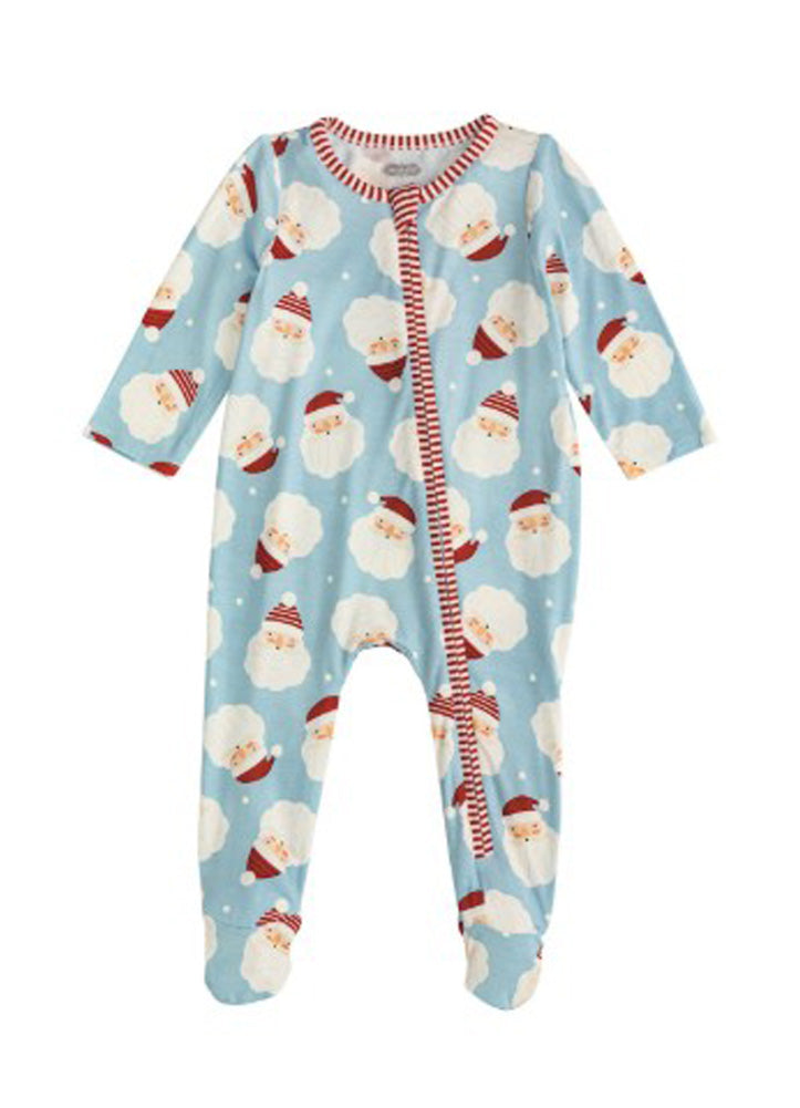 Boy Santa Glow Sleeper by Mud Pie