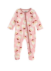 Girl Santa Glow Sleeper by Mud Pie