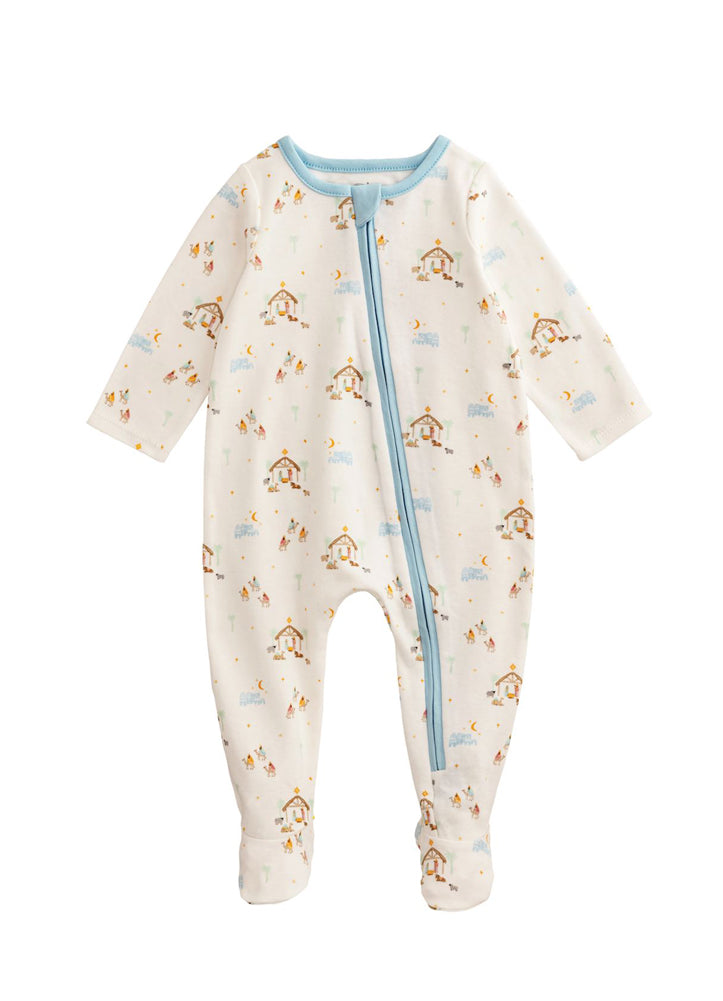 Nativity Print Sleeper by Mud Pie