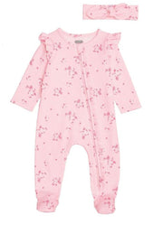 Pink Blossom Sleeper by Mud Pie