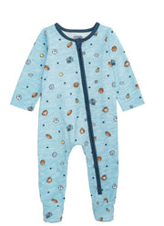 Mixed Sports Zip Sleeper by Mud Pie