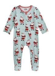 Boy Santa Zip Sleeper by Mud Pie