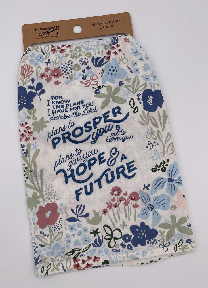 Prosper Kitchen Towel by Primitives by Kathy