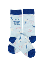 Talk Faith Socks by Primitives by Kathy