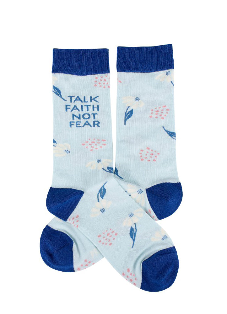 Talk Faith Socks by Primitives by Kathy
