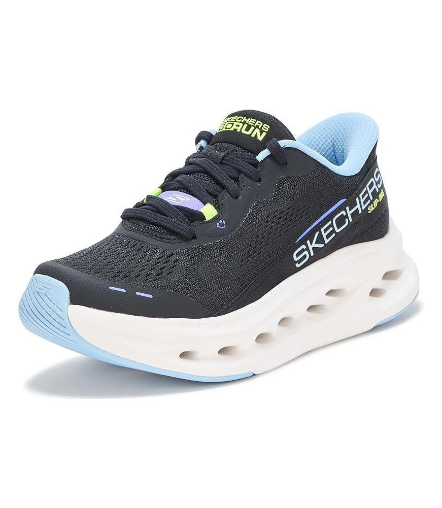 Max Cushioning Glide Step in Black/Blue by Skechers