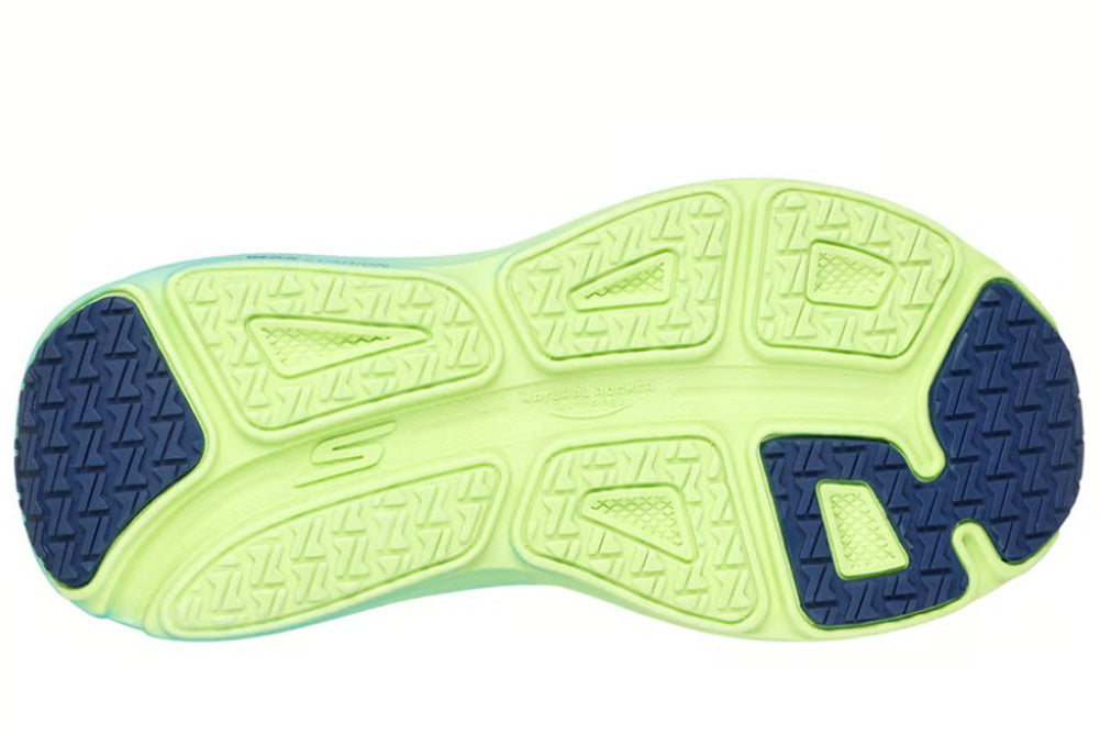 Max Cushioning Endeavor in Navy/Lime by Skechers