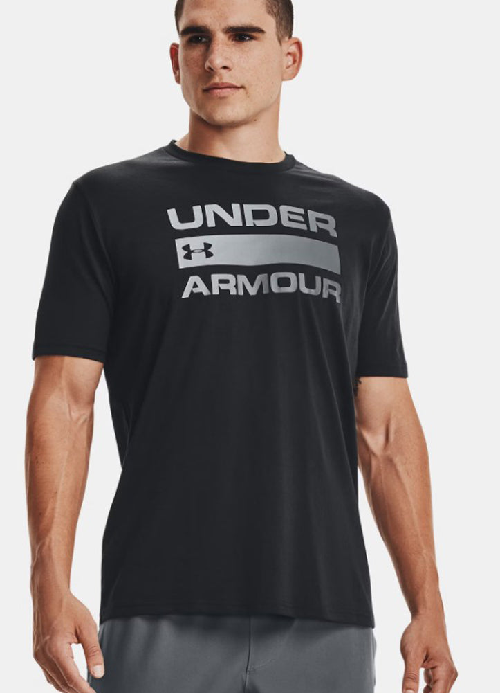 Team Issue Wordmark SS in Black by Under Armour