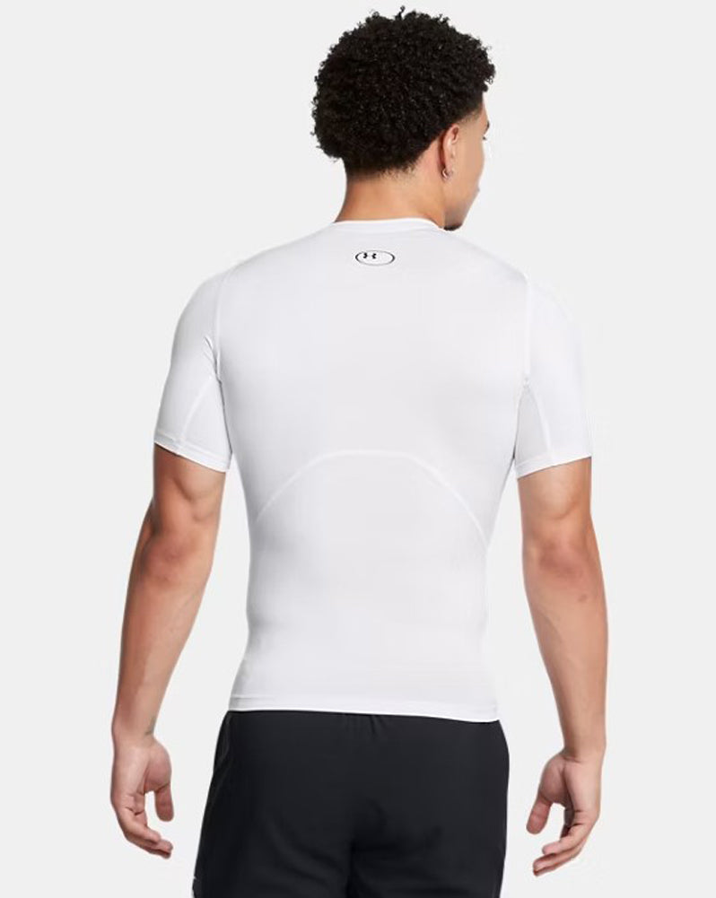 HG Armour Comp SS in White by Under Armour