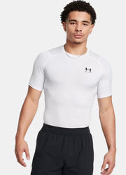 HG Armour Comp SS in White by Under Armour