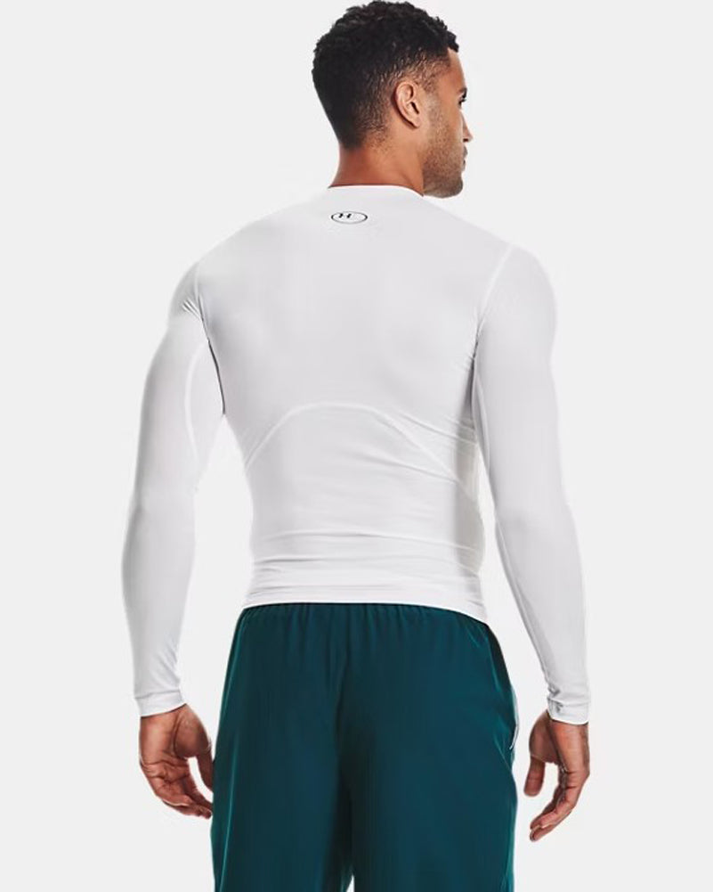 HG Armour Comp LS in White by Under Armour