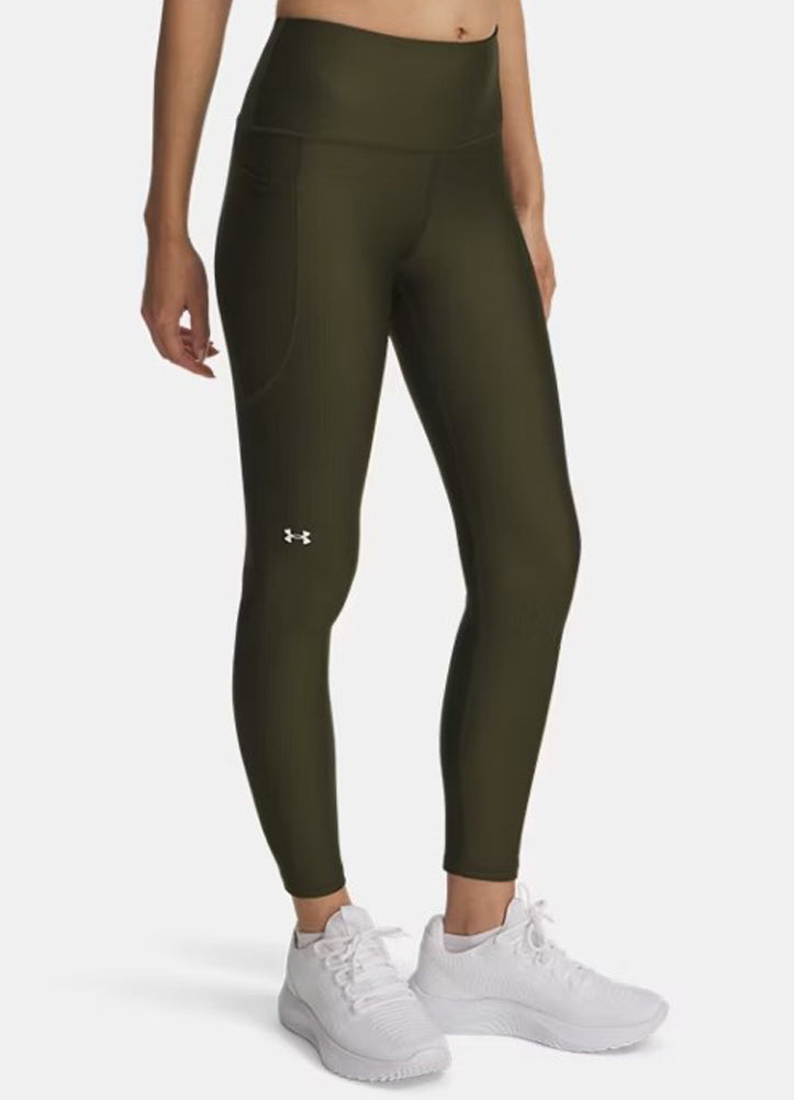 Tech Hi Ankle Legging in Green by Under Armour