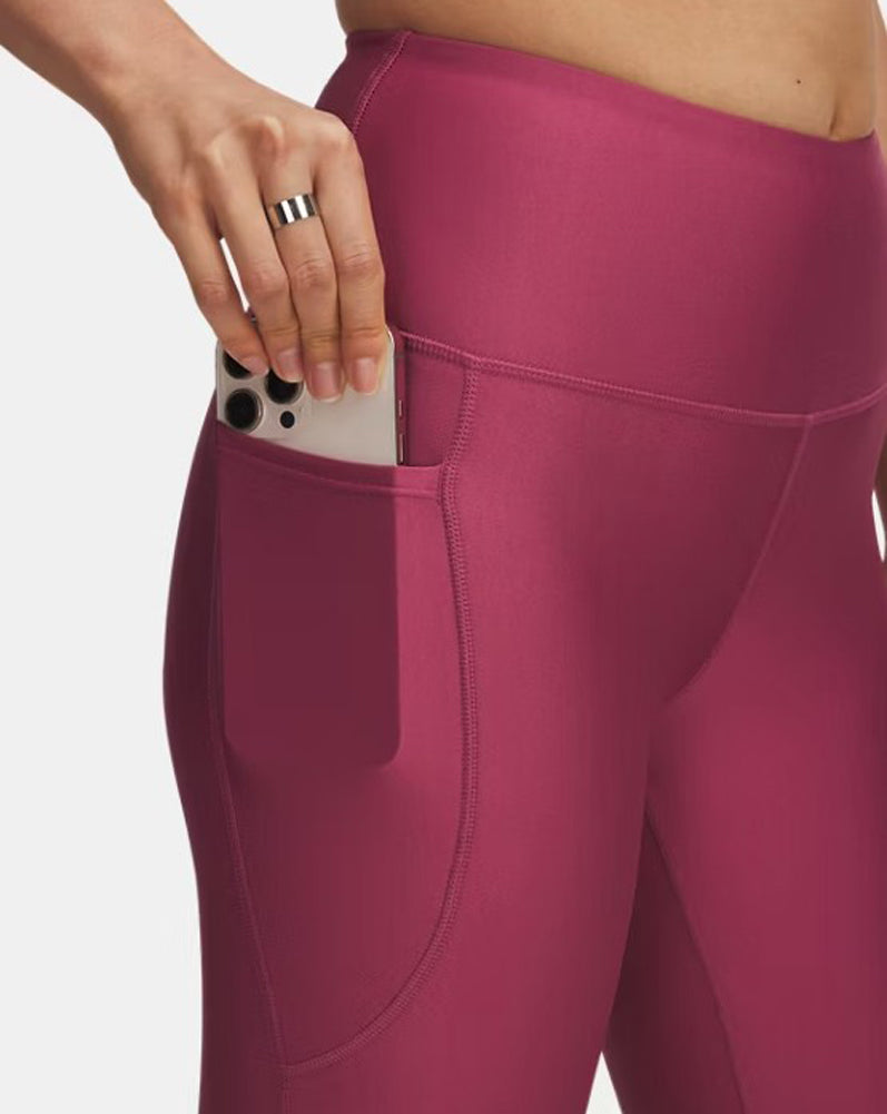 Tech Hi Ankle Legging in Red by Under Armour
