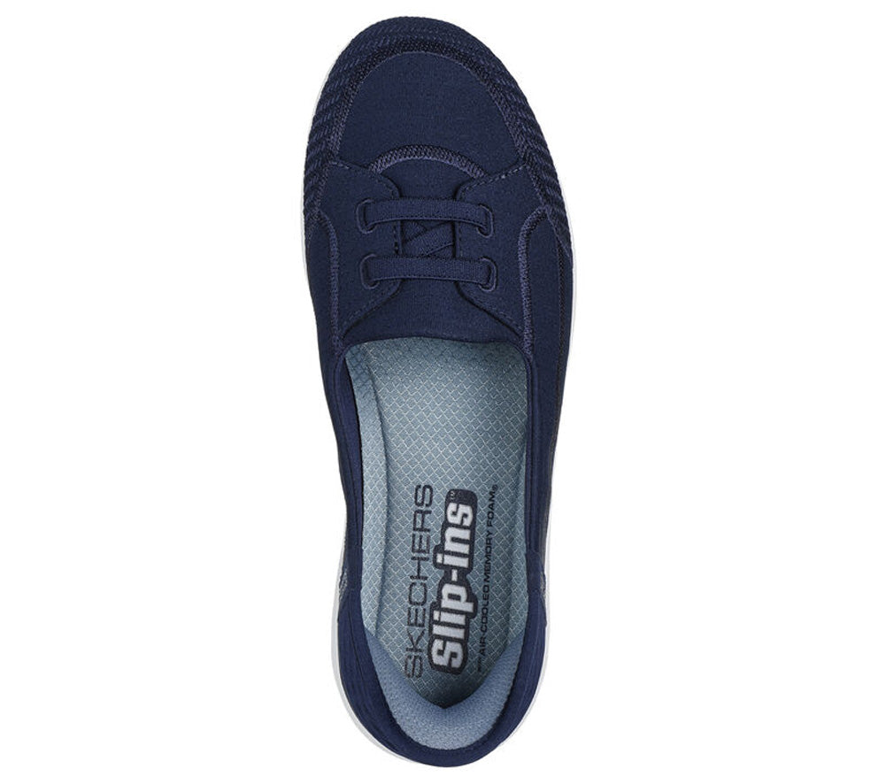 On The Go Flex Top in Navy/Grey by Skechers