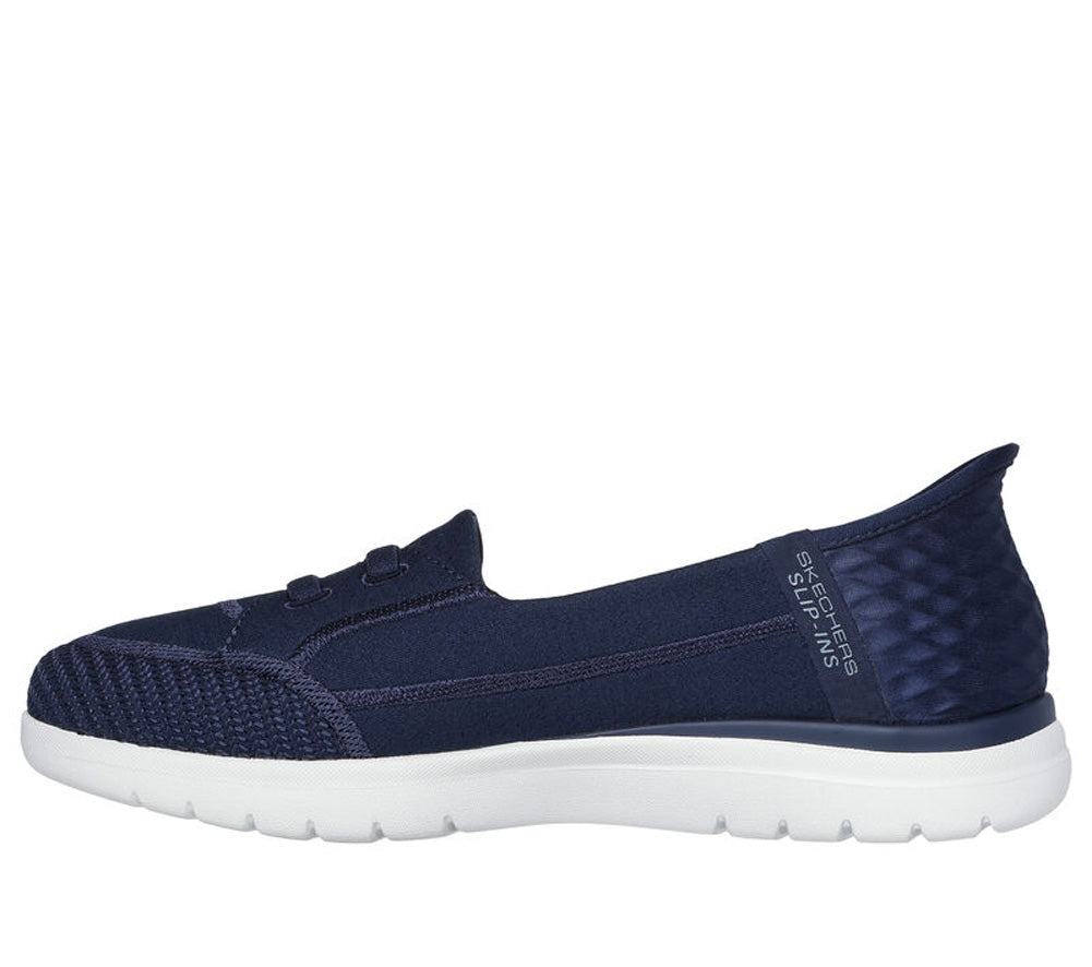 On The Go Flex Top in Navy/Grey by Skechers