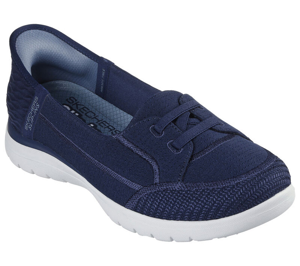 On The Go Flex Top in Navy/Grey by Skechers