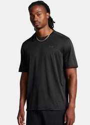 UA Tech Vent SS in Black by Under Armour