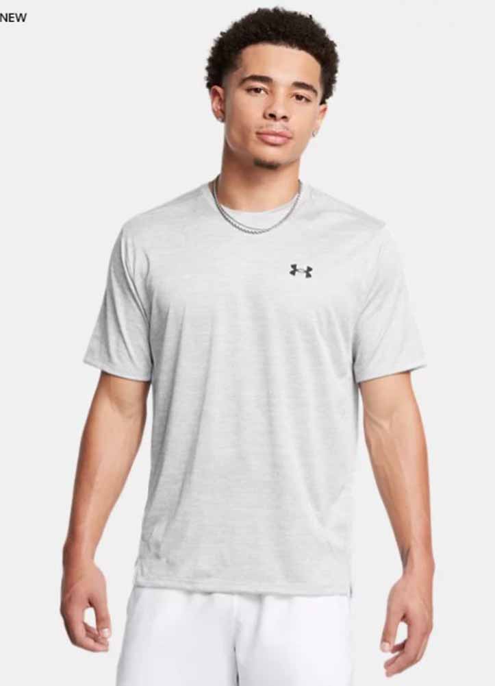 UA Tech Vent SS in Grey by Under Armour
