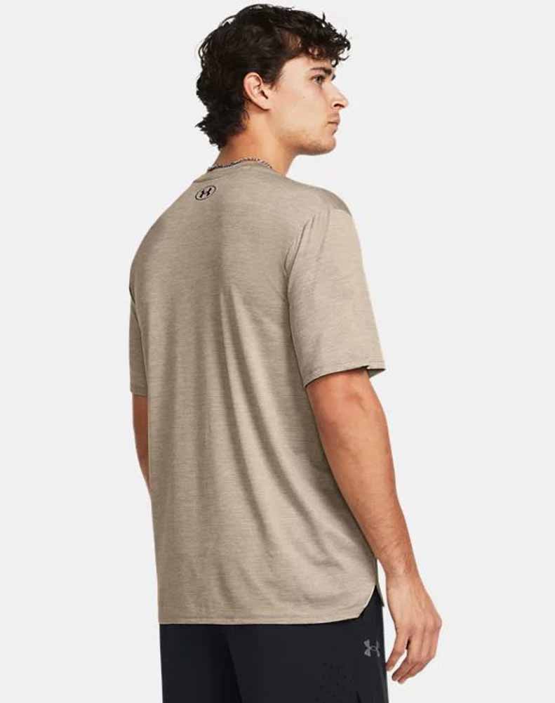 Tech Vent SS in Brown by Under Armour