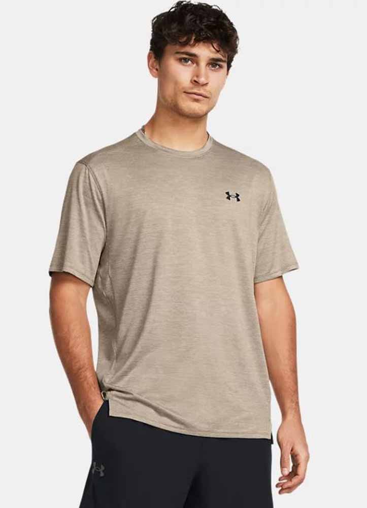 Tech Vent SS in Brown by Under Armour