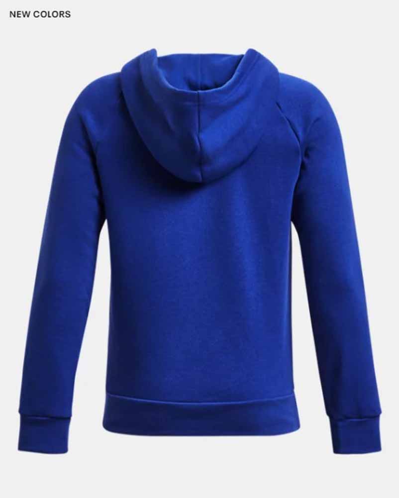 UA Rival Fleece Hoodie in Blue by Under Armour