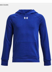 UA Rival Fleece Hoodie in Blue by Under Armour